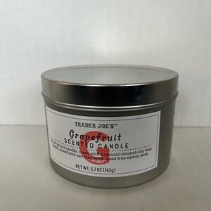 Trader Joe's Grapefruit Scented Candle - Silver